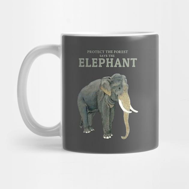 Save the Elephants Protect out beautiful wildlife by KewaleeTee